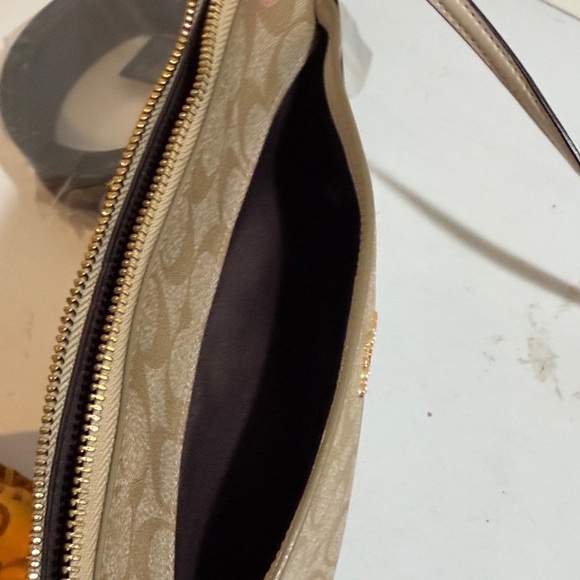 Coach Tan Signature Crossbody Bag - Picture 11 of 12
